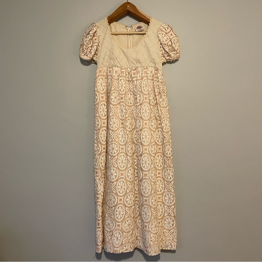 Vintage Lanz Original Lace Dress
